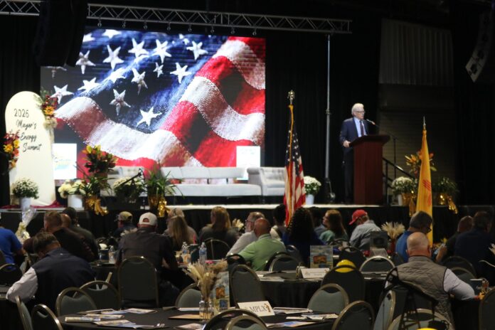 Thomas Clifford speaks at the Carlsbad Mayor’s Energy Summit, Oct 22 at the Walter Gerrells Performing Arts Center.
